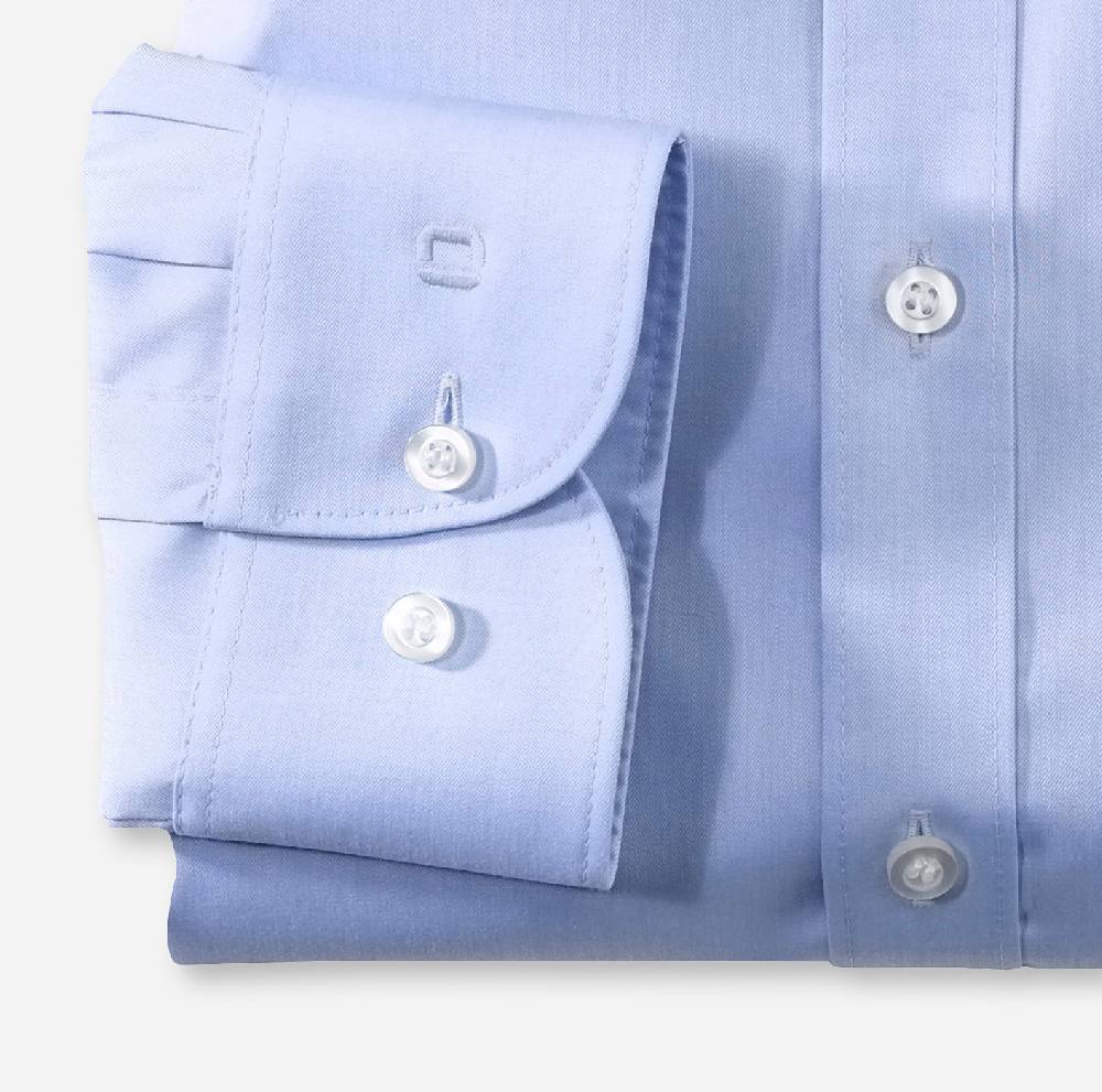 Olymp Camicia olymp celeste slim fit cotone twill stretch facile stiro Online