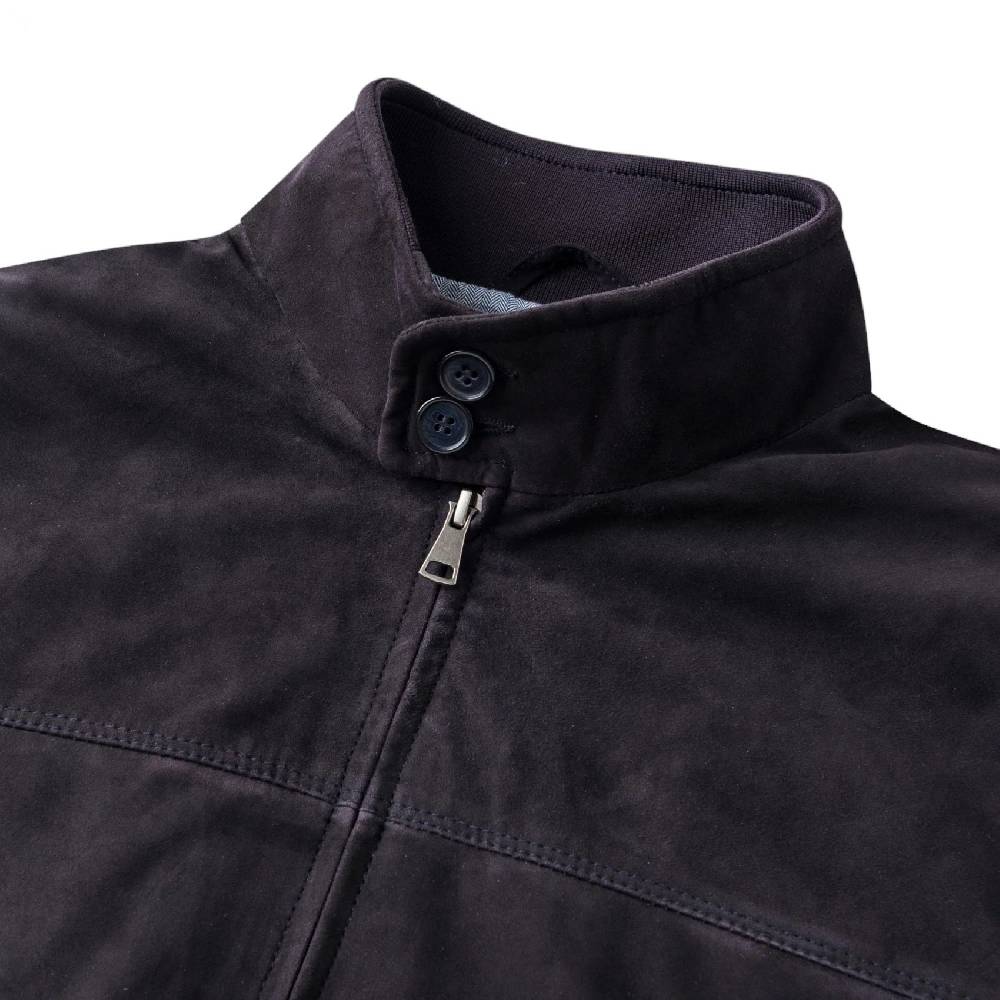 MCS Giacca bomber harrington mcs in pelle scamosciata Hotsell