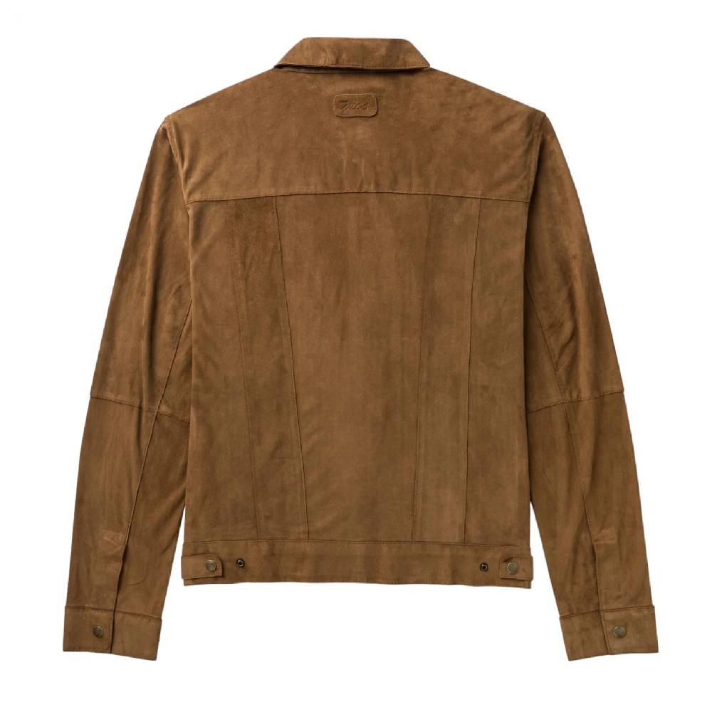 MCS Giacca overshirt sportiva mcs in pelle scamosciata Vendita Calda