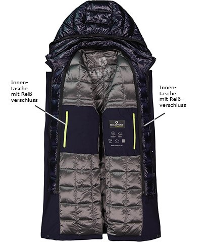 Milestone Parka imbottito in microfibra funzionale milestone Nuova