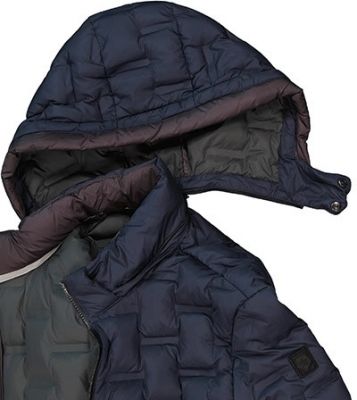 Milestone Giacca piumino milestone trapuntato con cappuccio staccabile Moda
