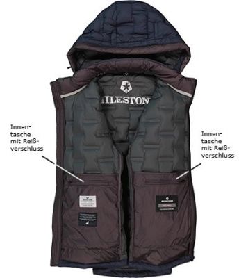 Milestone Giacca piumino milestone trapuntato con cappuccio staccabile Moda