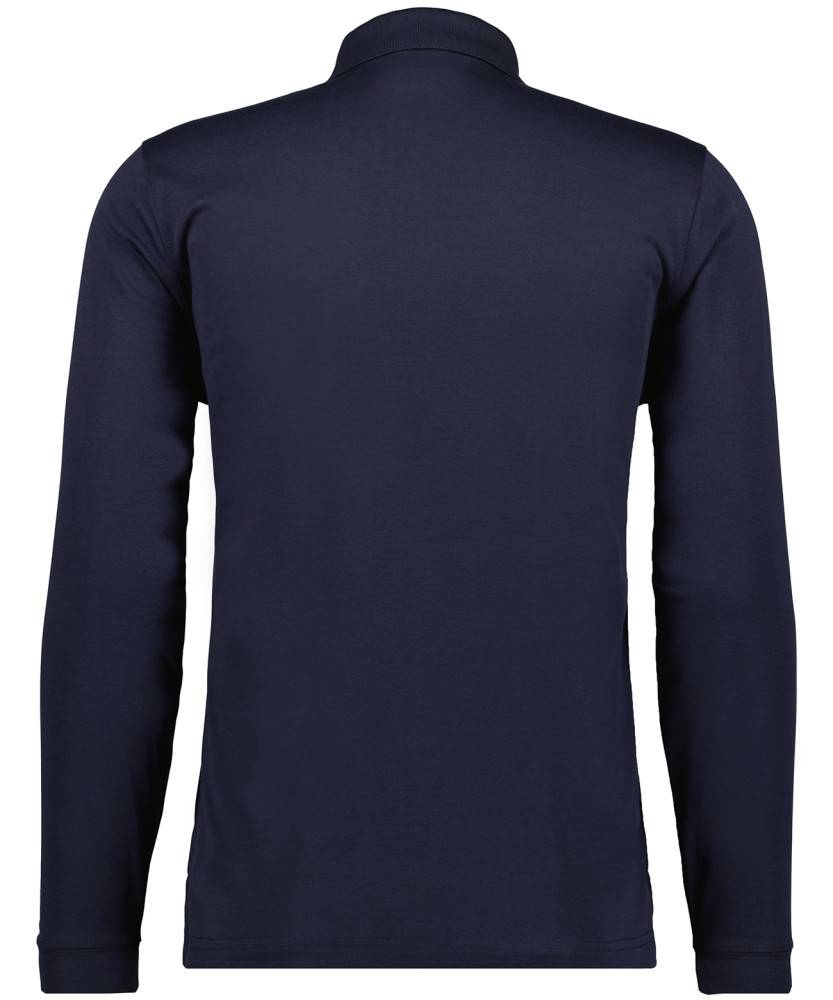 Ragman Polo blu scuro con taschino ragman no stiro modern fit Sconto