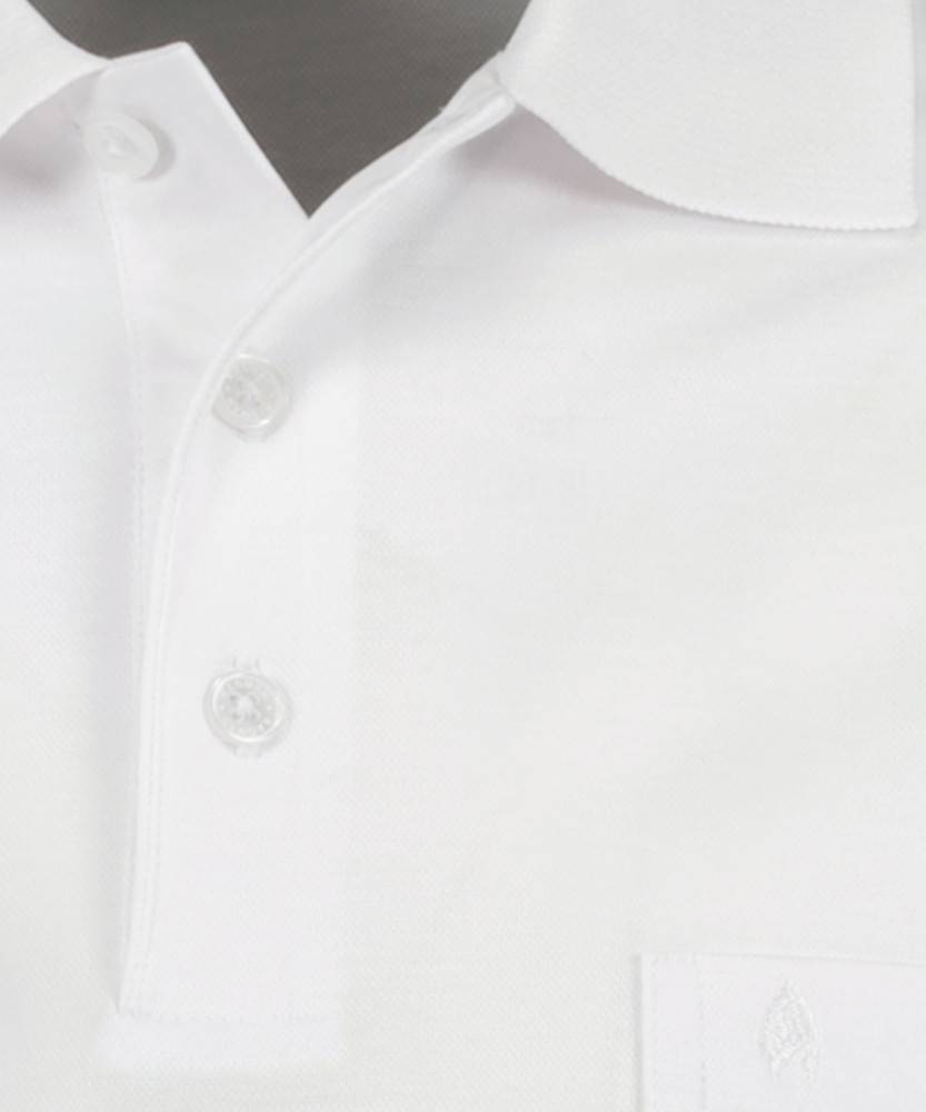 Ragman Polo bianca con taschino ragman no stiro modern fit Economico