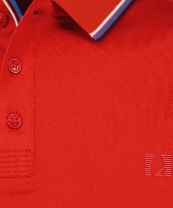 Ragman Polo rossa in tessuto performante ragman modern fit In Vendita
