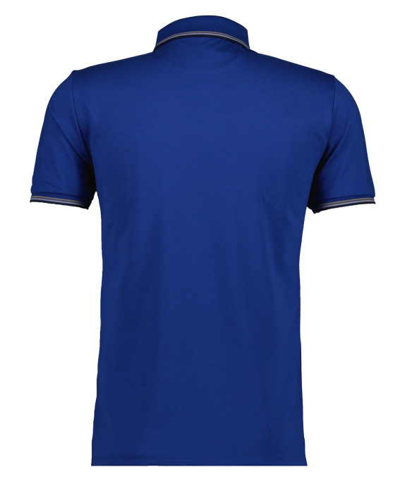 Ragman Polo blu marine in tessuto performante ragman modern fit Saldi