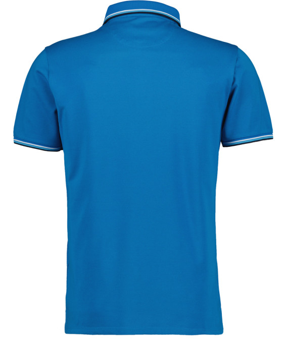 Ragman Polo azzurra in tessuto performante ragman modern fit Offerte