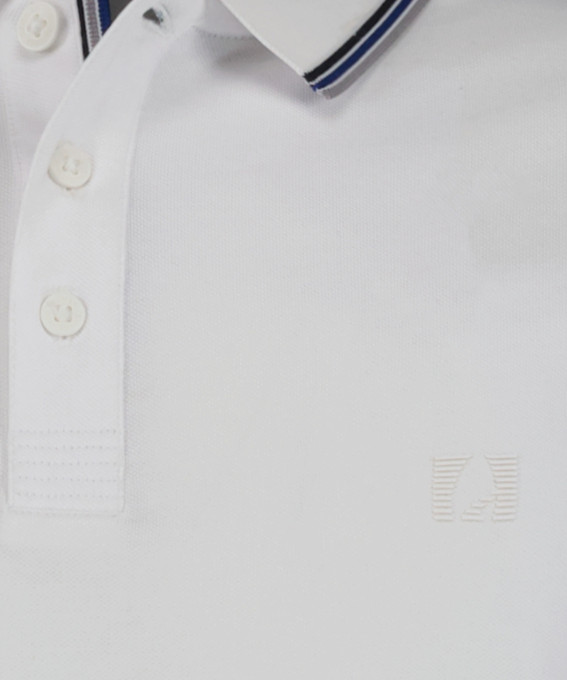 Ragman Polo bianca in tessuto performante ragman modern fit Hotsell