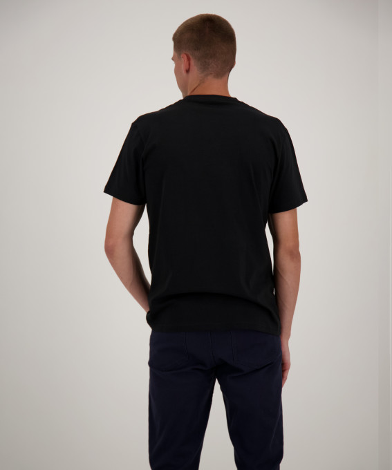 Ragman Due t-shirt nere ragman in puro cotone jersey Vendita Economica