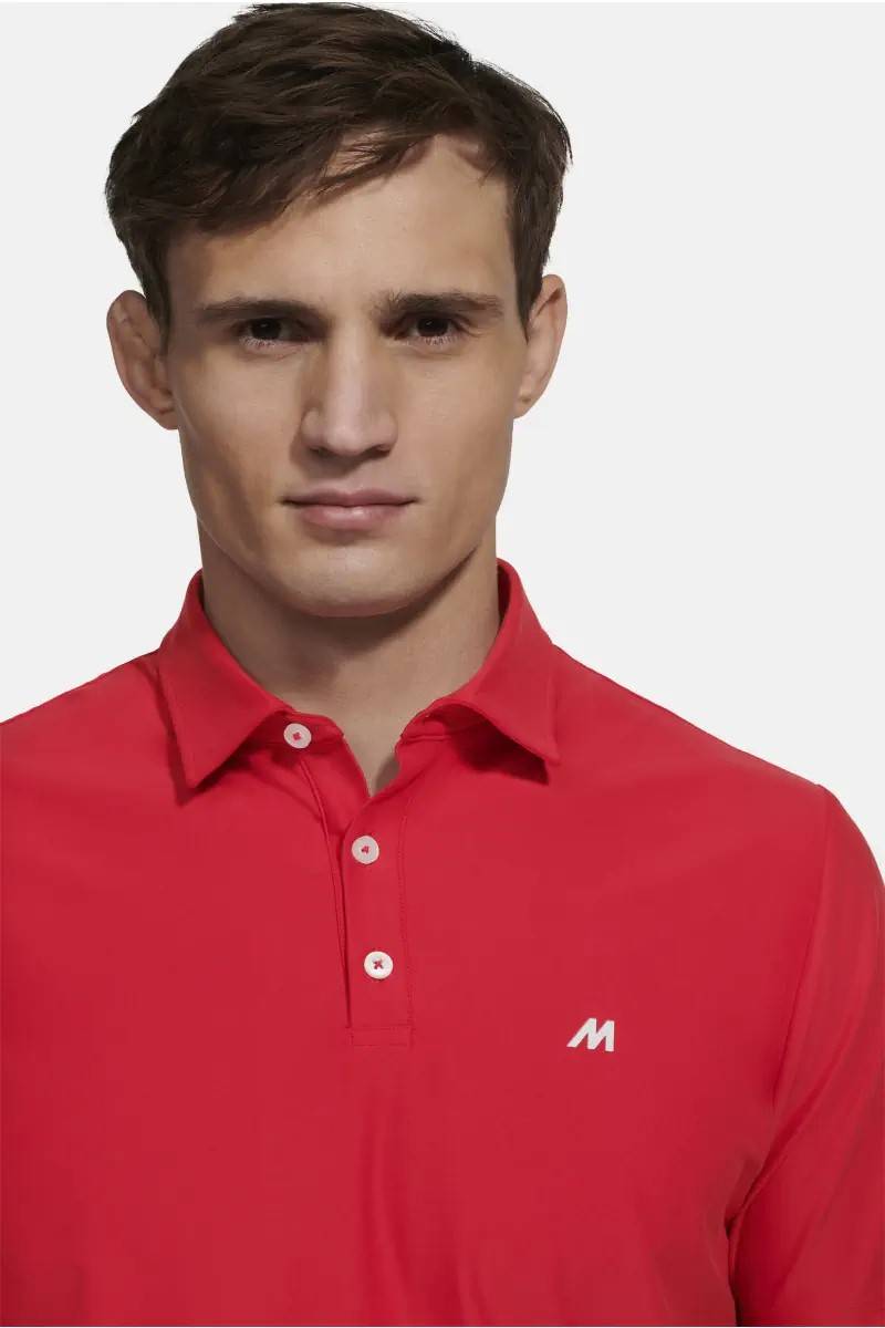 Meyer Polo meyer rossa tessuto performante tecnico Vendite Flash