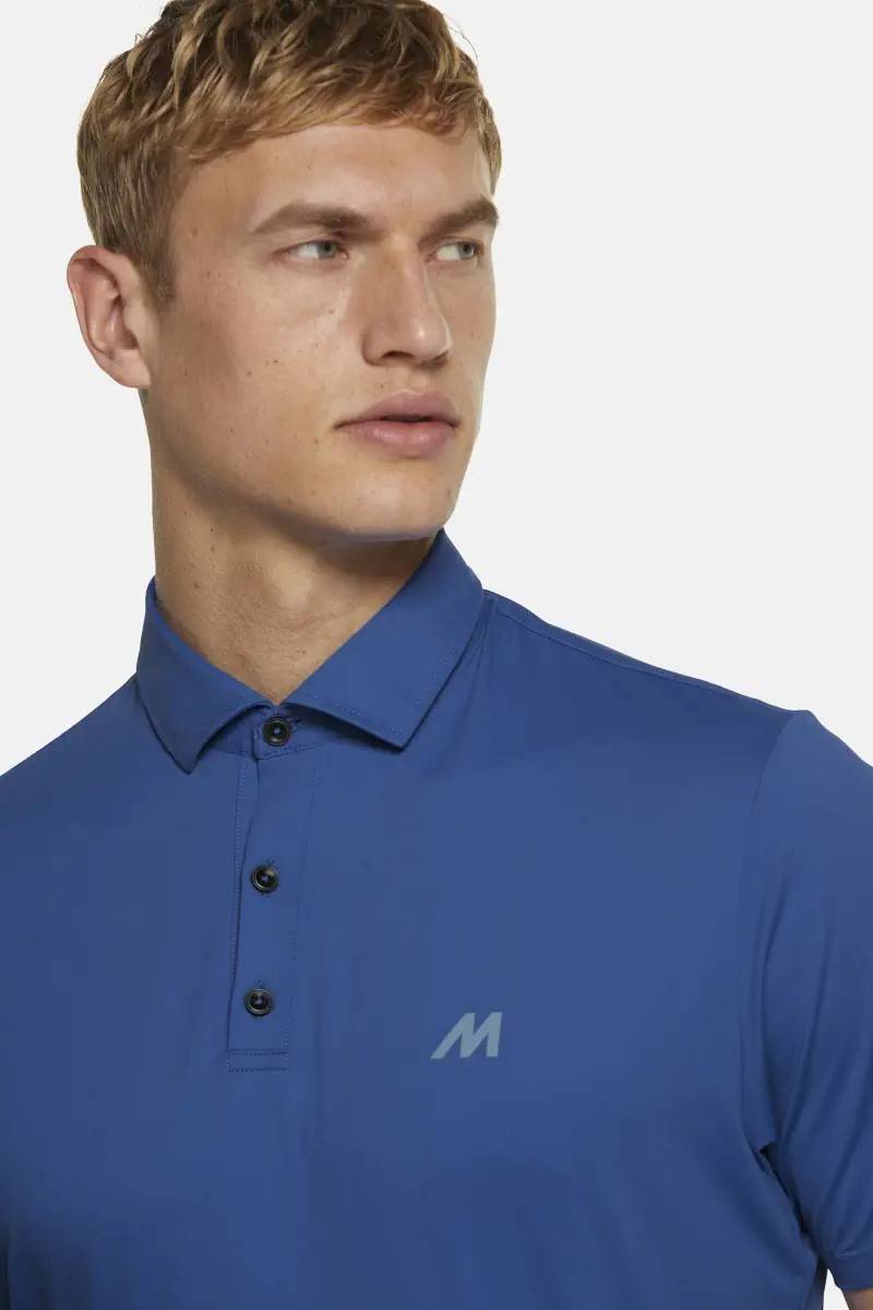 Meyer Polo meyer blu tessuto performante tecnico Moda