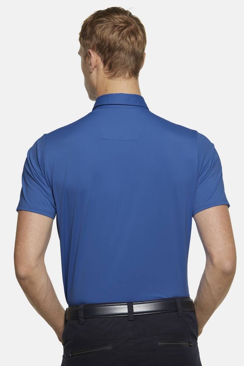 Meyer Polo meyer blu tessuto performante tecnico Moda