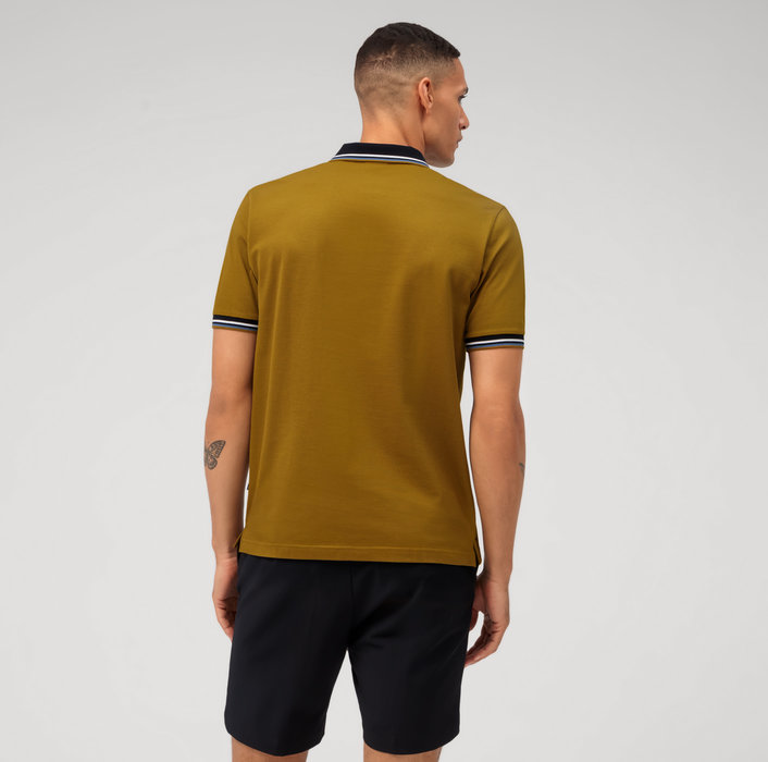 Olymp Polo color cachi olymp regular fit cotone piqué Qualità