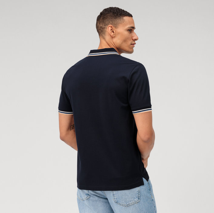 Olymp Polo blu olymp regular fit cotone piqué Pezzi Unici