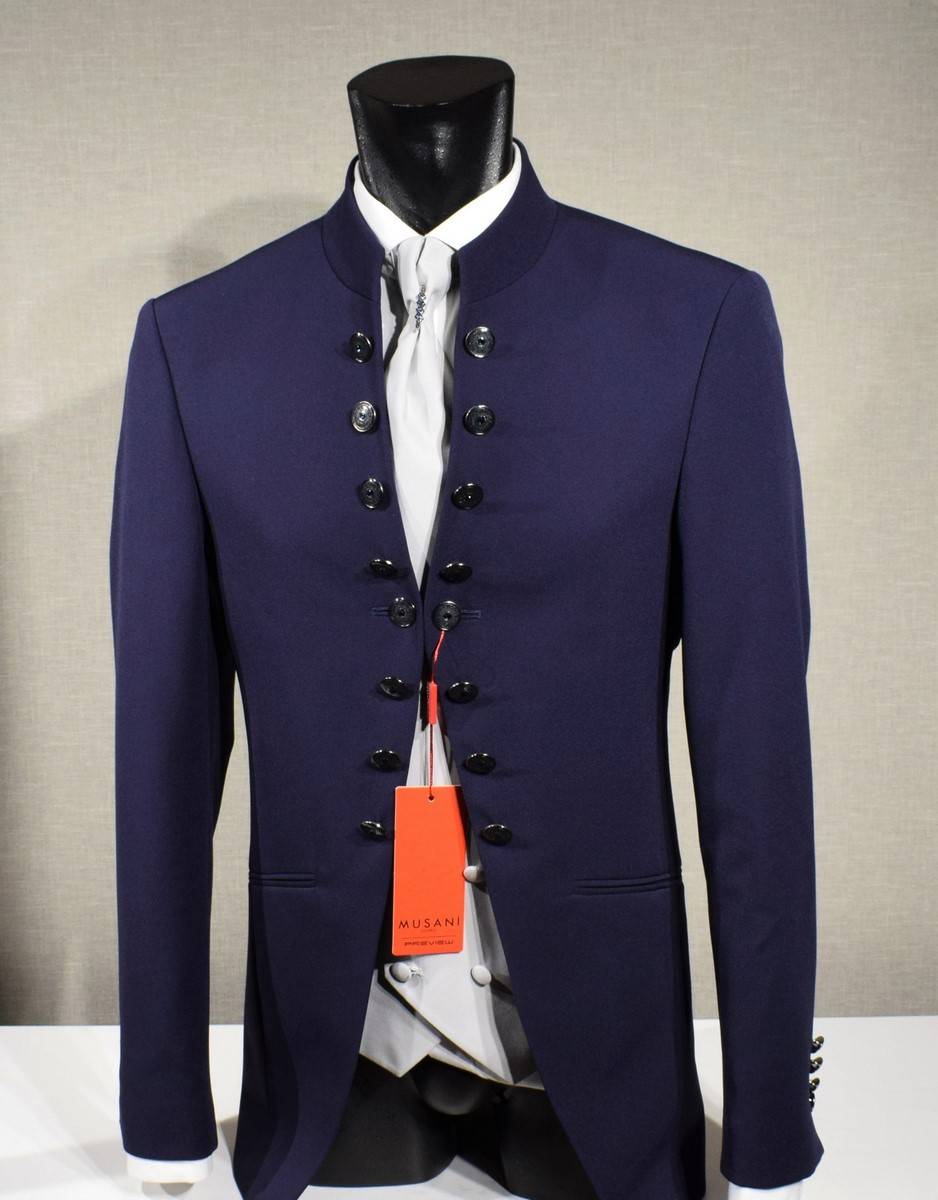 Musani Milano Cerimonia Abito musani bluette modello coreana slim fit Convenienza