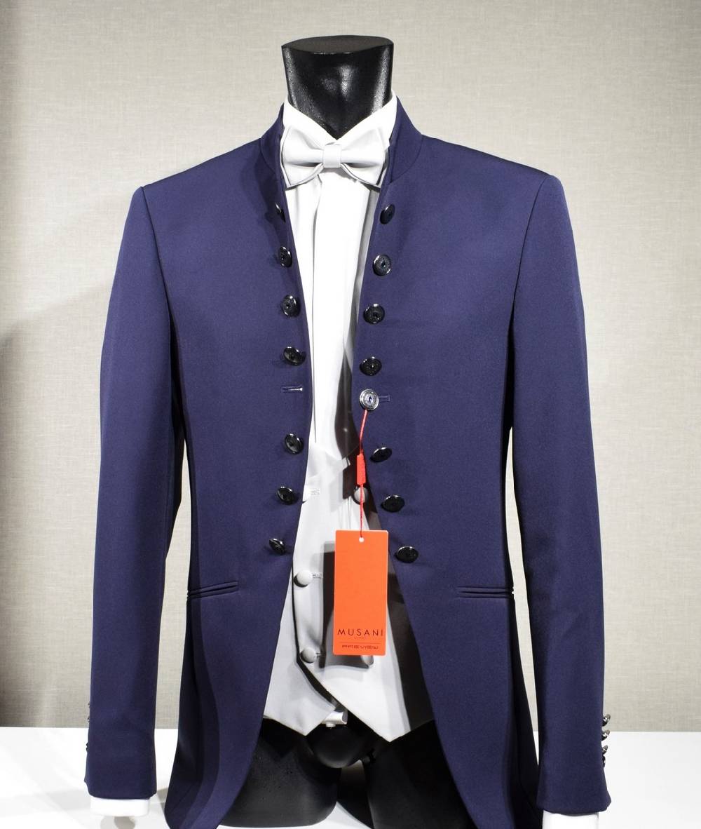 Musani Milano Cerimonia Abito musani bluette modello coreana slim fit Convenienza