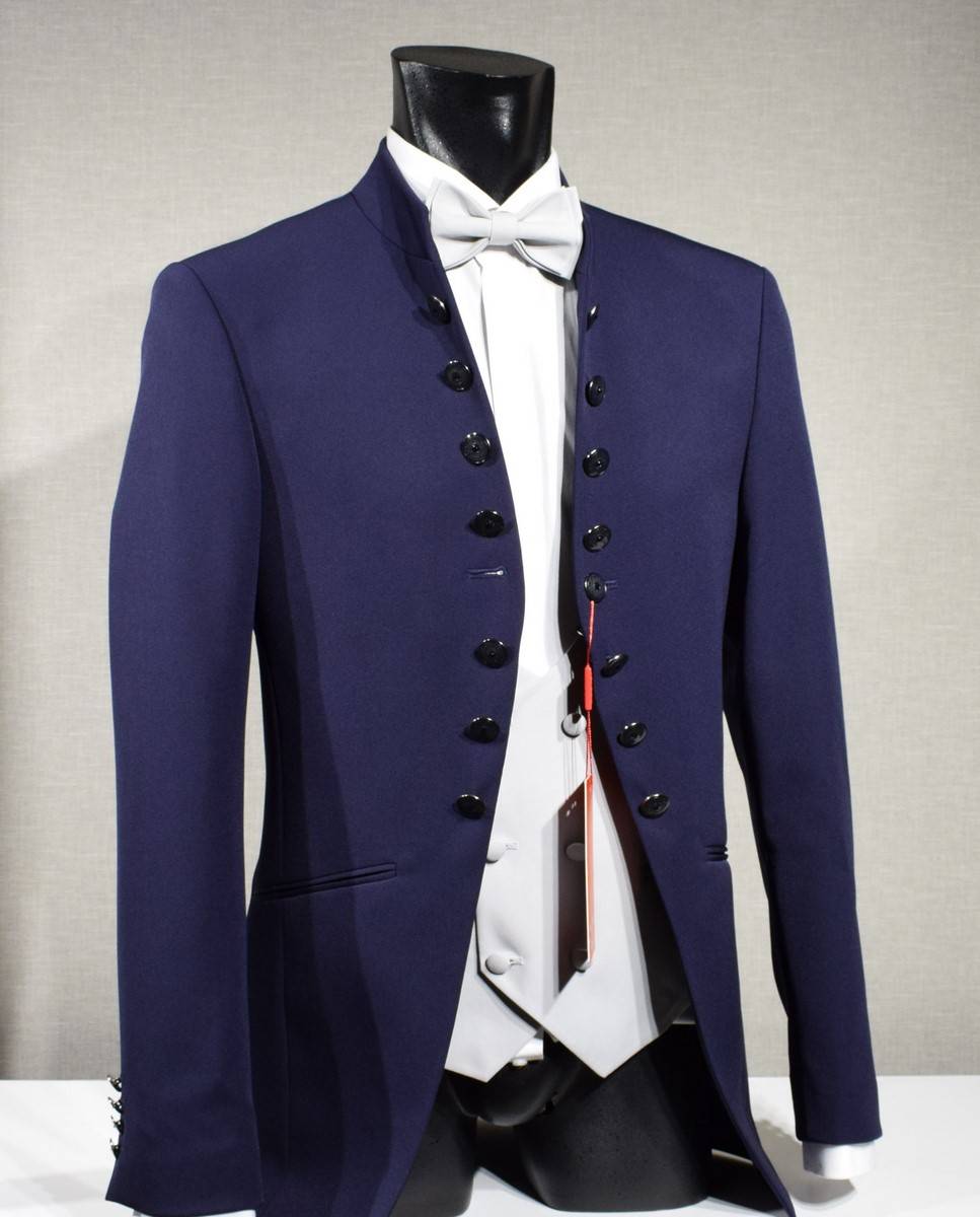 Musani Milano Cerimonia Abito musani bluette modello coreana slim fit Convenienza