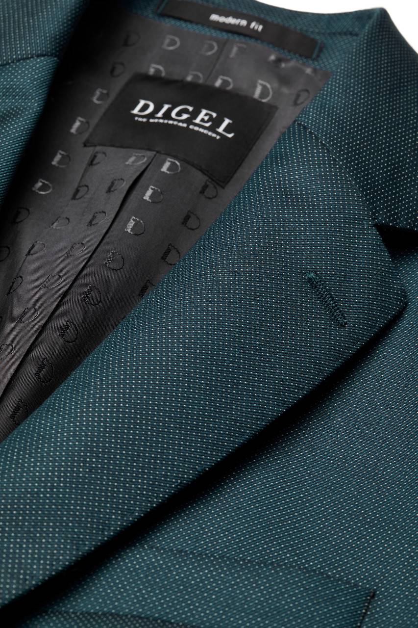 Digel Abito verde digel drop quattro corto lana reda 110's 2025
