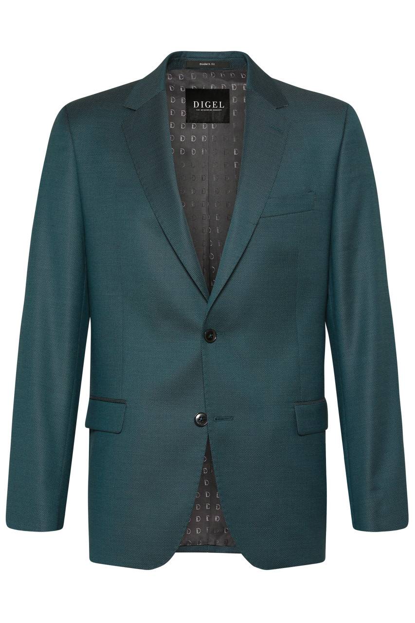 Digel Abito verde fantasia piccola digel drop sei modern fit tessuto reda 110's In Linea