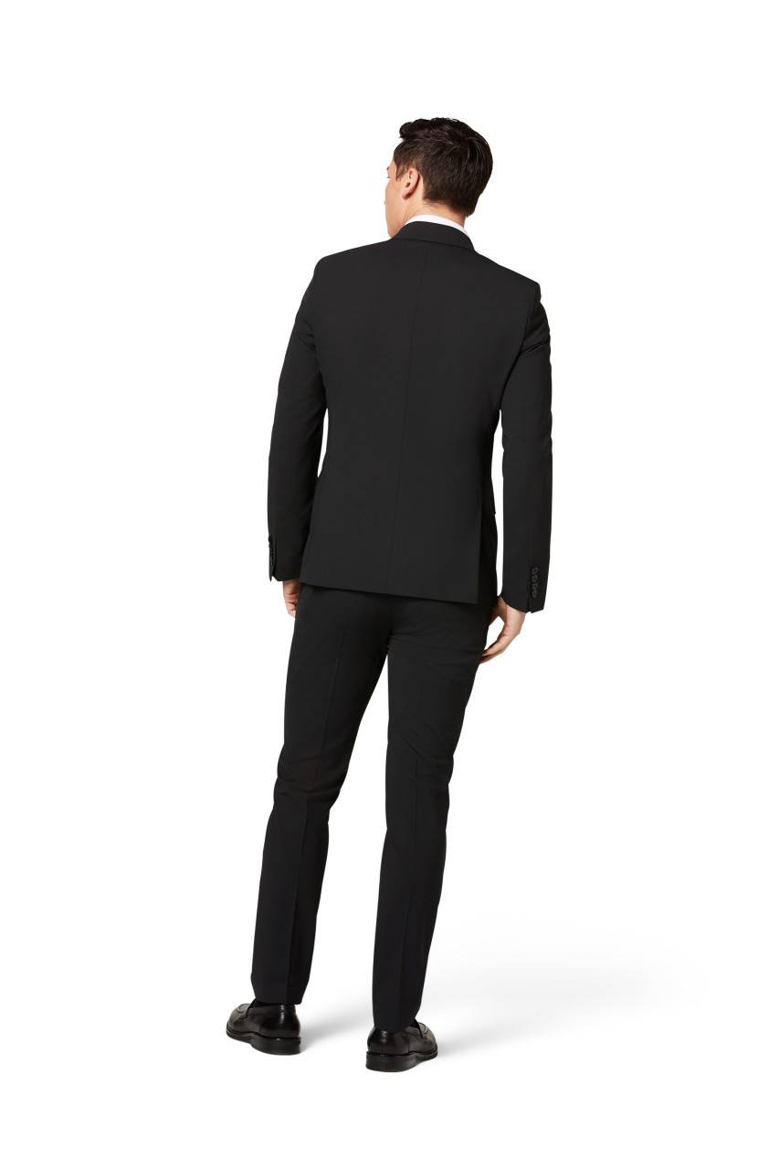 Digel Abito nero digel slim fit doppiopetto misto lana bi-stretch Nuovo