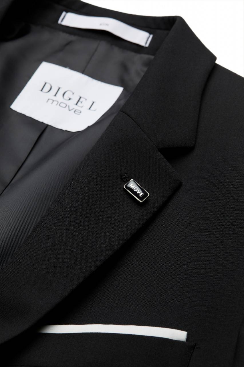 Digel Abito digel extra slim fit nero Spedizione Gratuita