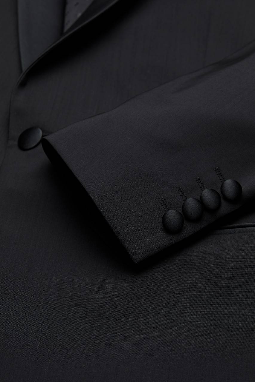 Digel Smoking nero da gala digel slim fit in fresco lana natural stretch Negozi Online