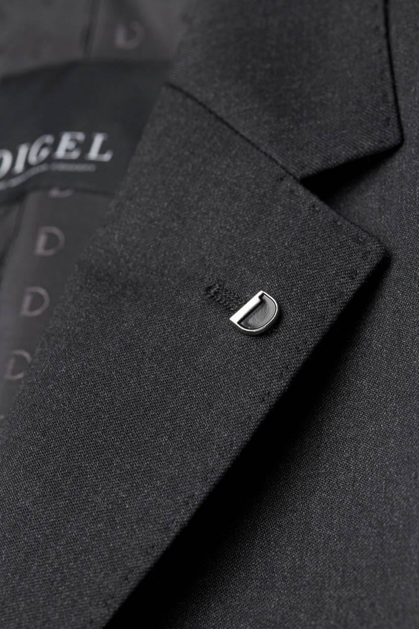 Digel Abito grigio scuro digel drop quattro corto in lana reda super 110's Acquista Ora