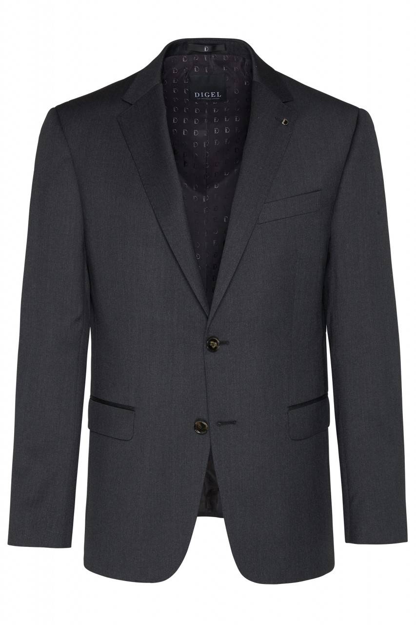 Digel Abito digel grigio scuro drop sei modern fit lana reda super 110's Consegna Veloce