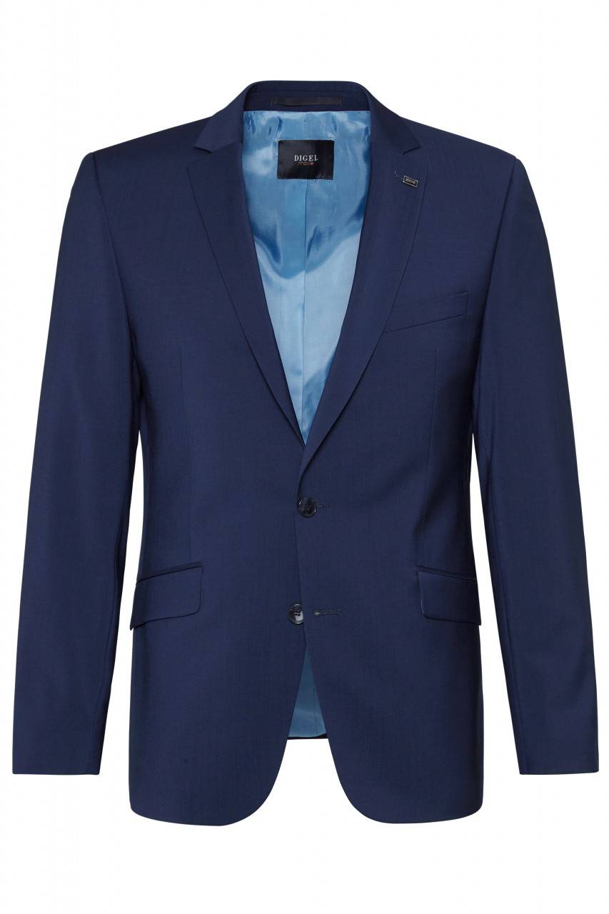 Digel Abito digel drop quattro corto slim fit blu napoli lana marzotto super 100's