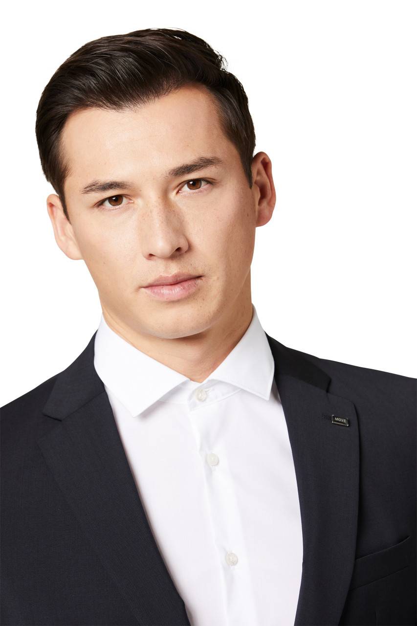 Digel Abito digel drop quattro corto slim fit blu scuro lana marzotto super 100's Outlet