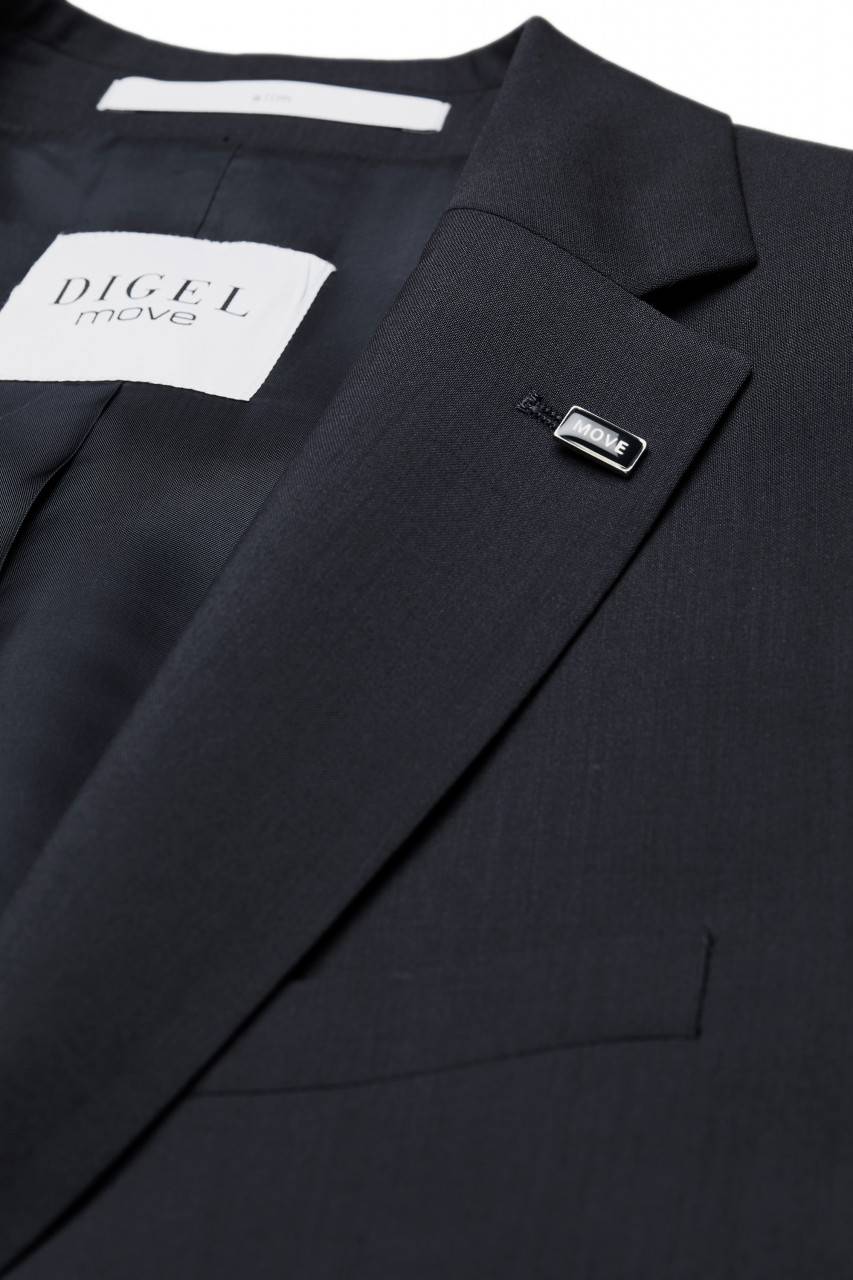Digel Abito digel drop quattro corto slim fit blu scuro lana marzotto super 100's Outlet