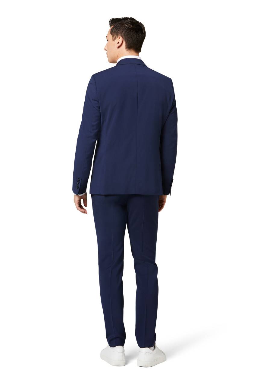 Digel Abito digel slim fit blu napoli lana marzotto super 100's Offerte