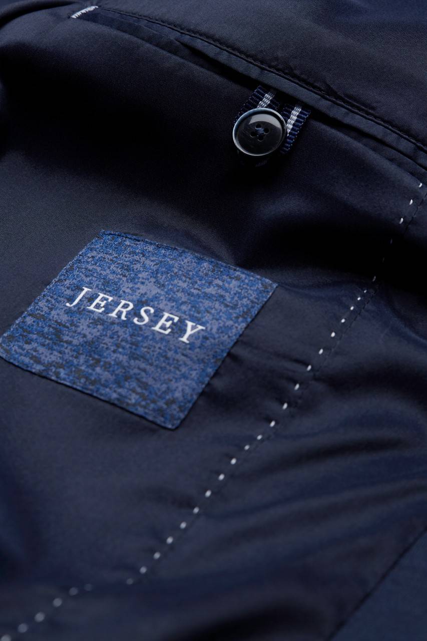 Digel Giacca blazer digel blu sfoderata in jersey modern fit Vendite Flash