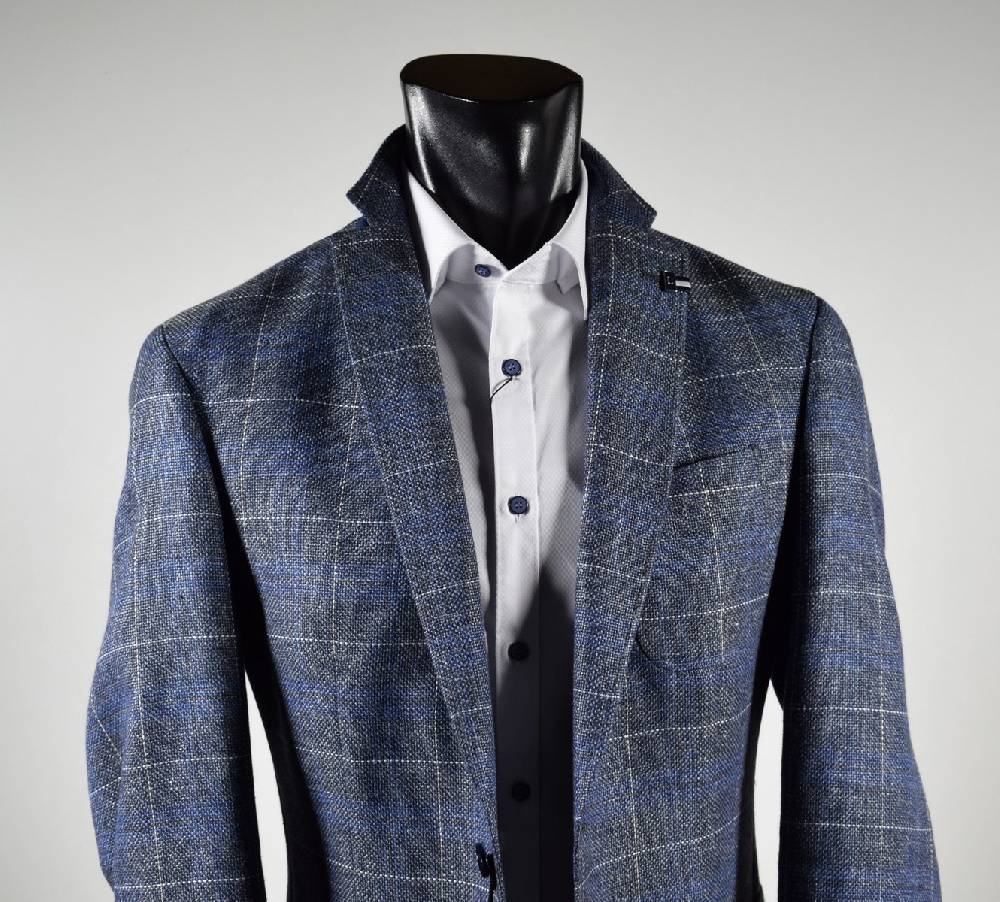 Digel Giacca in lana e lino digel sfoderata drop sei modern fit Nuova