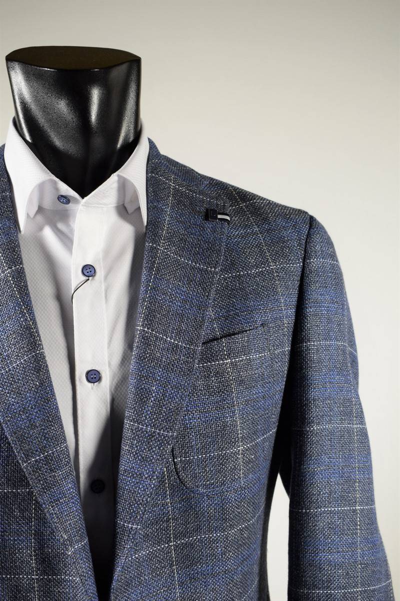 Digel Giacca in lana e lino digel sfoderata drop sei modern fit Nuova