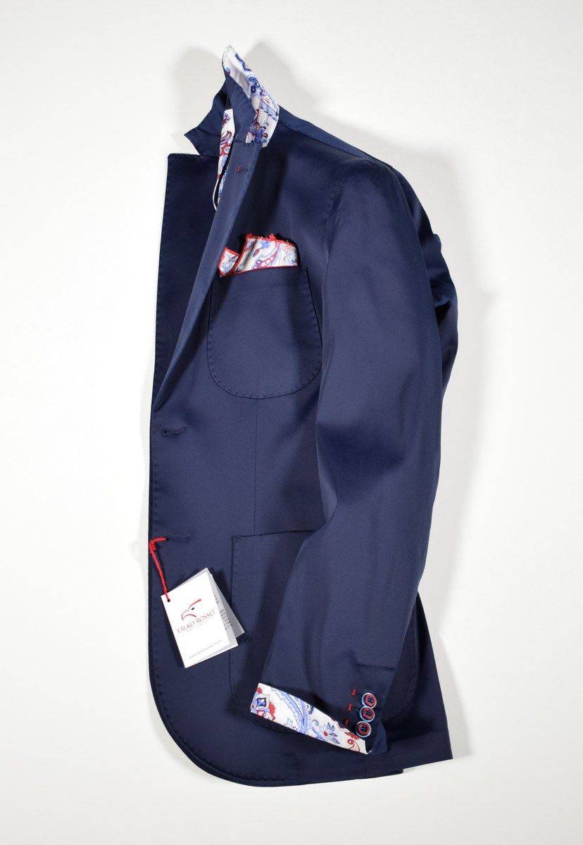 Falko Rosso Giacca slim fit in cotone elasticizzato falko rosso made in italy Consegna Veloce