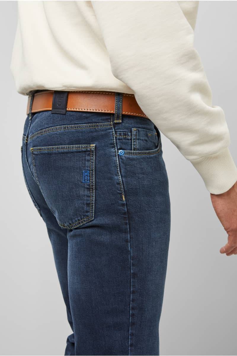 Meyer Jeans slim fit blu stone washed m5 by meyer Saldi Di Fabbrica