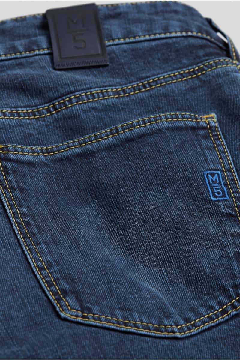 Meyer Jeans slim fit blu stone washed m5 by meyer Saldi Di Fabbrica