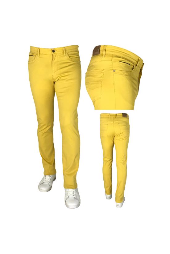 Sea Barrier Jeans cinque tasche beige in cotone stretch modern fit Grande vendita