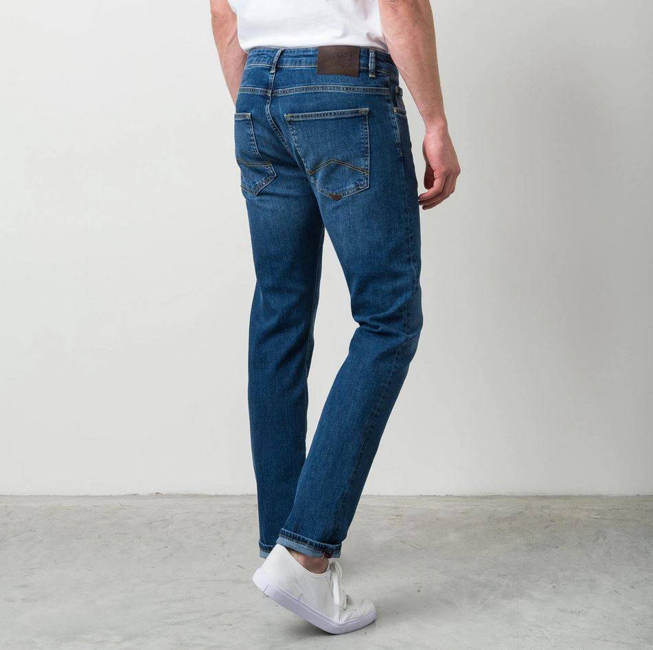 MCS Jeans mcs regular fit denim stretch lavaggio medio In Linea