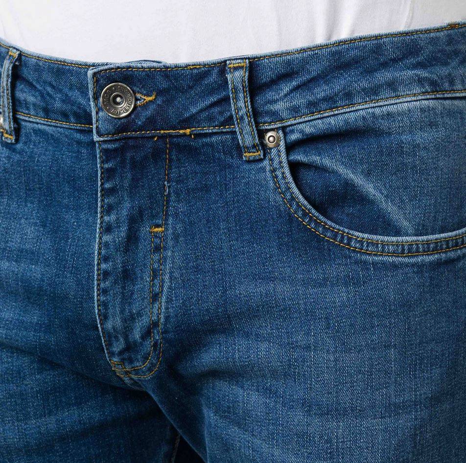 MCS Jeans mcs regular fit denim stretch lavaggio medio In Linea