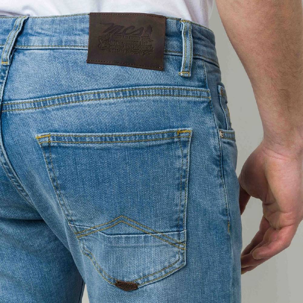 MCS Jeans mcs regular fit denim chiaro stretch Nuovo