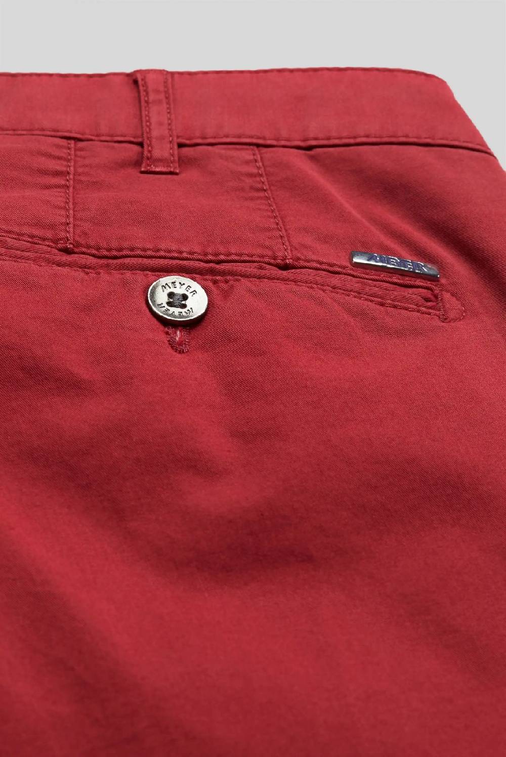 Meyer Pantalone rosso meyer cotone bio stretch modern fit Cyber Monday