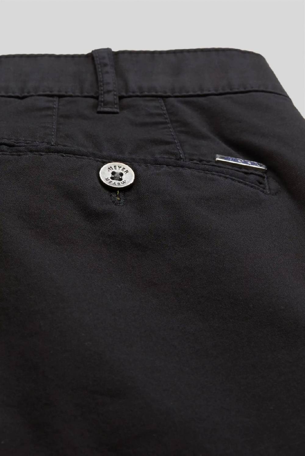 Meyer Pantalone nero meyer cotone bio stretch modern fit Offerta natalizia