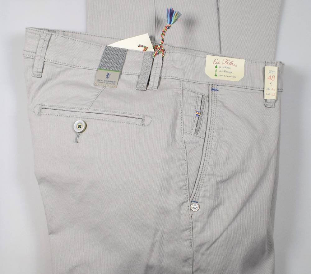 Sea Barrier Pantalone grigio chiaro modern fit sea barrier in cotone stretch Comprane uno, ottenene uno gratis