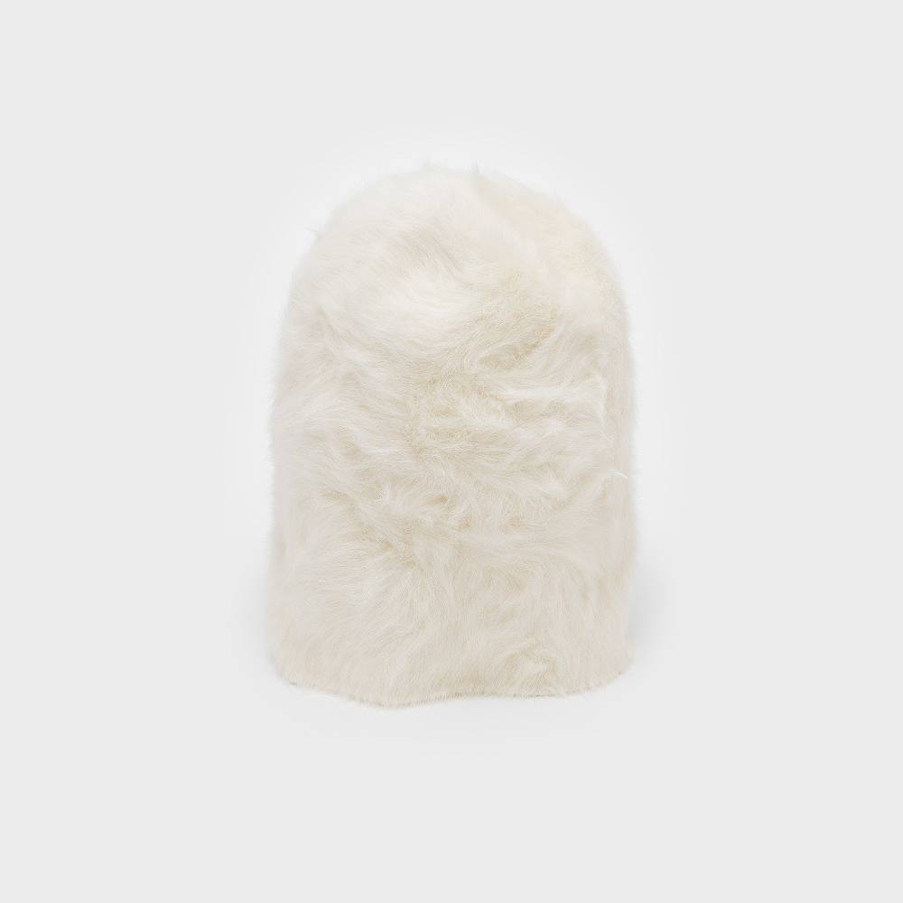 Reinhard Plank CUFFIA ANGORA BIANCA Offerte