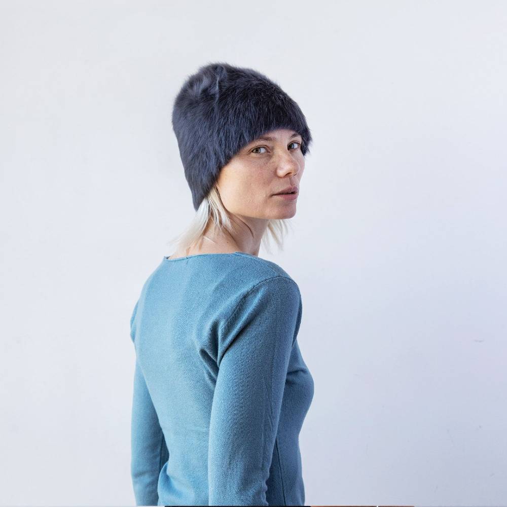 Reinhard Plank CUFFIA ANGORA ANTRACITE Hotsell