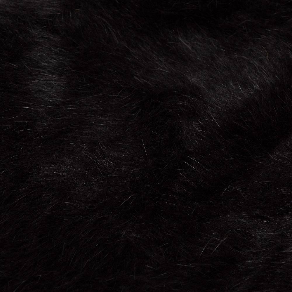 Reinhard Plank CUFFIA ANGORA NERA Saldi Di Fabbrica