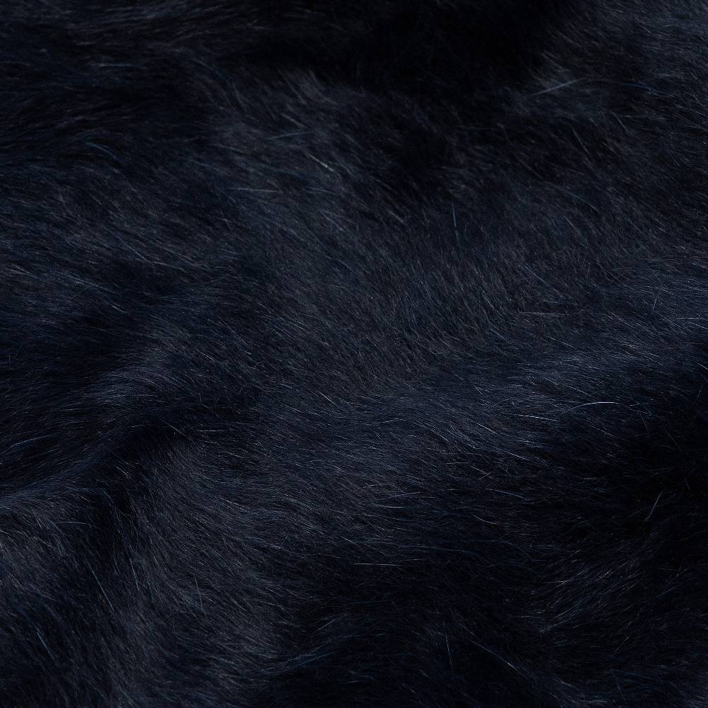 Reinhard Plank CUFFIA ANGORA BLU SCURO Nuova