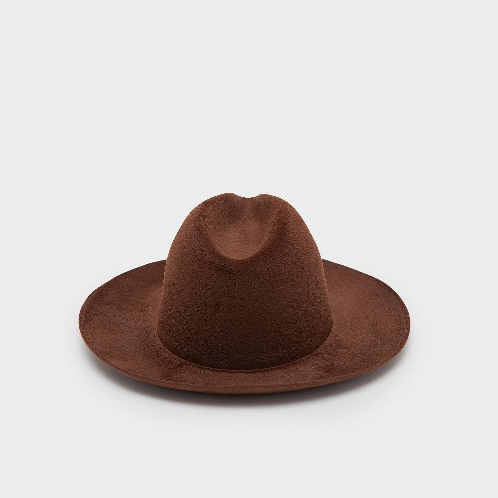 Reinhard Plank BONCIA LAPIN VELOUR CIOCCOLATO Nuovo